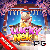 Lucky Neko cat fortune slot cover